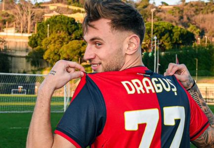 Genoa, ufficiale l'arrivo di Dragus: indosserà la maglia numero 77
