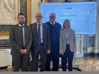 Genova, dal PNRR nove milioni di euro per nove progetti di Amiu per incrementare la raccolta differenziata
