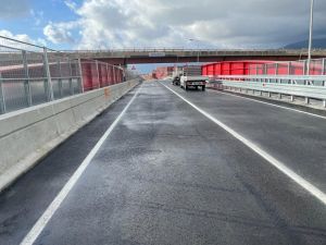 Aeroporto Genova, inaugurato il nuovo viadotto di via Siffredi