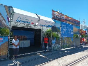 Ocean Race, 900 miglia all'arrivo della seconda tappa: Città del Capo si prepara con il "Park", c'è pure il padiglione Genova