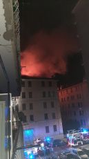 Genova, incendio in un palazzo di San Gottardo: soccorse sei persone