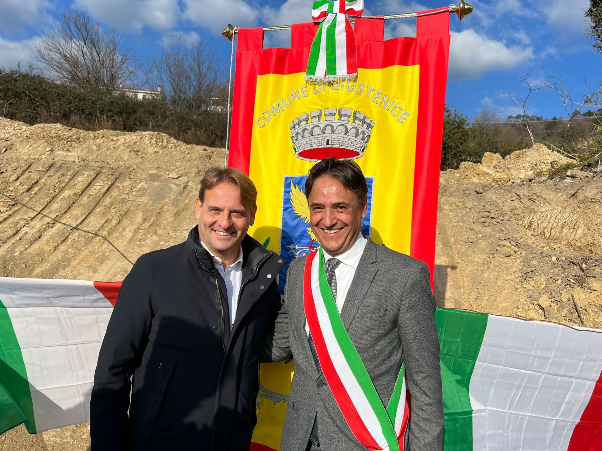 Giustenice, posata la prima pietra del nuovo polo scolastico. Il Sindaco Boetto: "Opera importante per la nostra realtà"