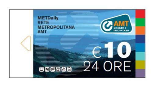 Genova, AMT lancia METdaily: è un biglietto giornaliero che consente di viaggiare su tutto il territorio urbano e provinciale