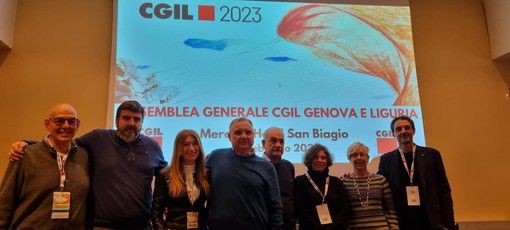 Cgil Genova e Liguria, elette le segreterie: Aurelia Buzzo e Antonio Grifi area metropolitana; Fabio Marante e MariaPia Scandolo regionale