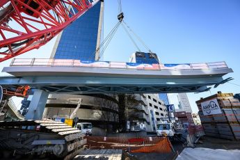 Nodo di San Benigno, varato uno dei due impalcati tra la Sopraelevata e il Ponente di Genova