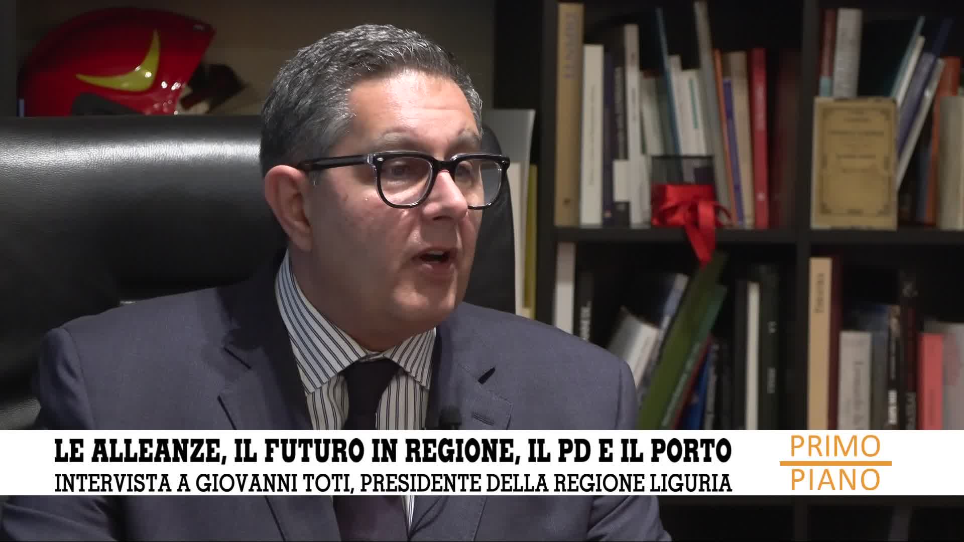 Toti a Telenord: "Orlando o Pastorino candidati del centrosinistra nel 2025? Sono la copia di Sansa"