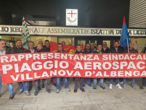 Piaggio Aerospace, incontro in consiglio regionale per i sindacati: "Il ministro Urso ci convochi urgentemente"