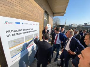 Alessandria, firmato protocollo d'intesa per l'hub intermodale: presenti il ministro Salvini e il vice ministro Rixi