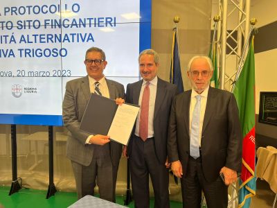 Ampliamento cantiere a Riva Trigoso, firmato il protocollo d'intesa fra Regione Liguria, Fincantieri e comune Sestri Levante