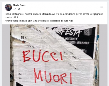 Genova, minacce al sindaco Bucci: i messaggi di solidarietà