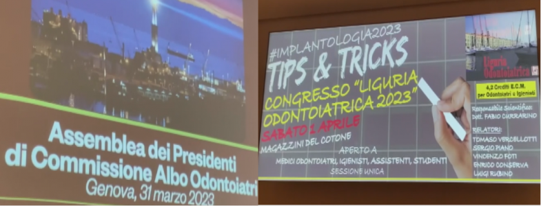 Genova capitale dell'odontoiatria: assemblea nazionale CAO e congresso Liguria Odontoiatrica 2023