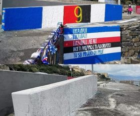 Genova, cancellato nella notte da ignoti il murales di Quinto dedicato a Gianluca Vialli 