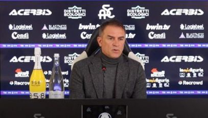 Spezia, Semplici dopo il pari con la Sampdoria: "Siamo in salute: abbiamo reagito e rimontato in un ambiente non facile"