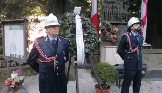 Genova, Festa della Liberazione: deposte le corone al cimitero di Staglieno