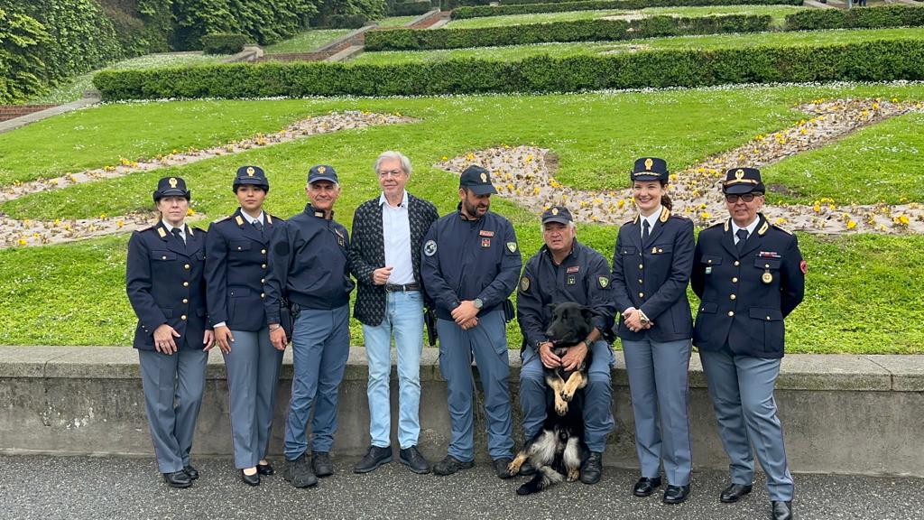 Genova, nuovo "arrivo" per la Polizia: è Almo, pastore tedesco donato dalla società della fondazione Capellino