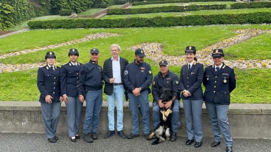 Genova, nuovo "arrivo" per la Polizia: è Almo, pastore tedesco donato dalla società della fondazione Capellino