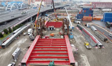Genova, domani il varo del nuovo ponte del Papa: ecco come cambia la viabilità a Sampierdarena