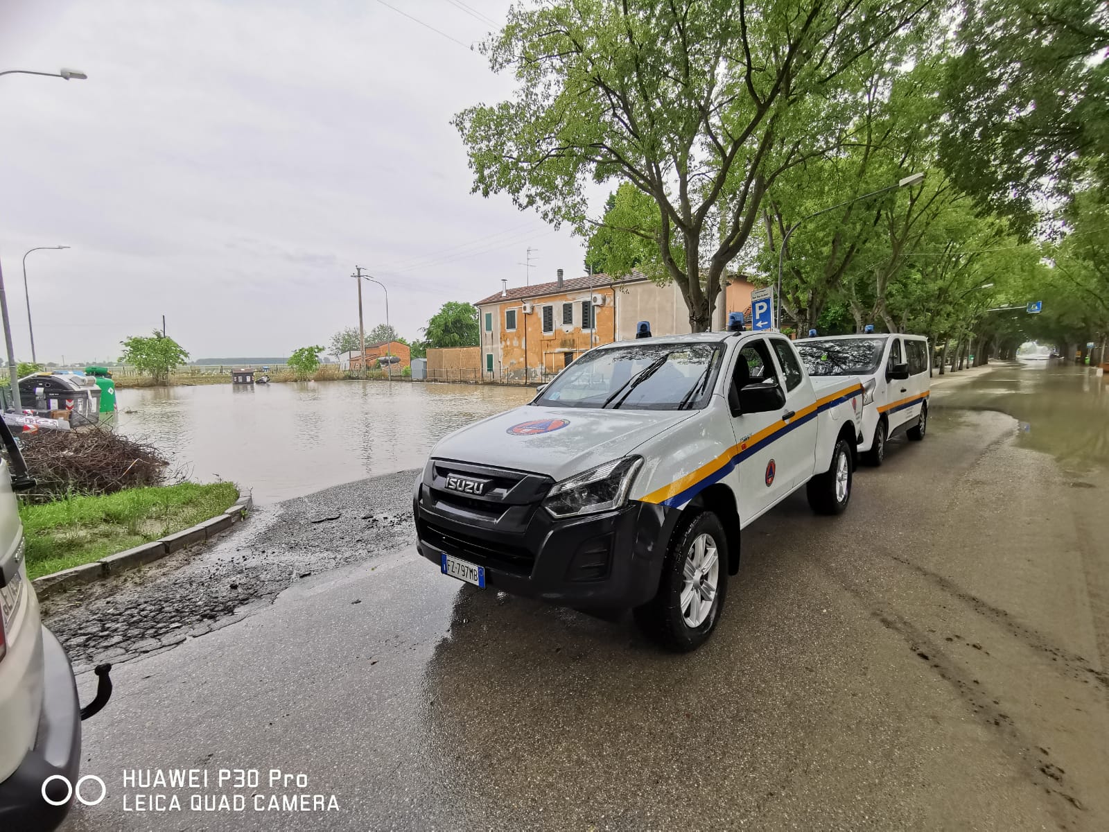 Alluvione in Emilia Romagna, la Protezione Civile ligure è ad Imola: sopralluogo prima del via alle operazioni