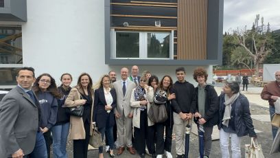 Alassio, il ministro Valditara visita il cantiere delle scuole “Ollandini”: “Istituti sicuri, belli ed efficienti”