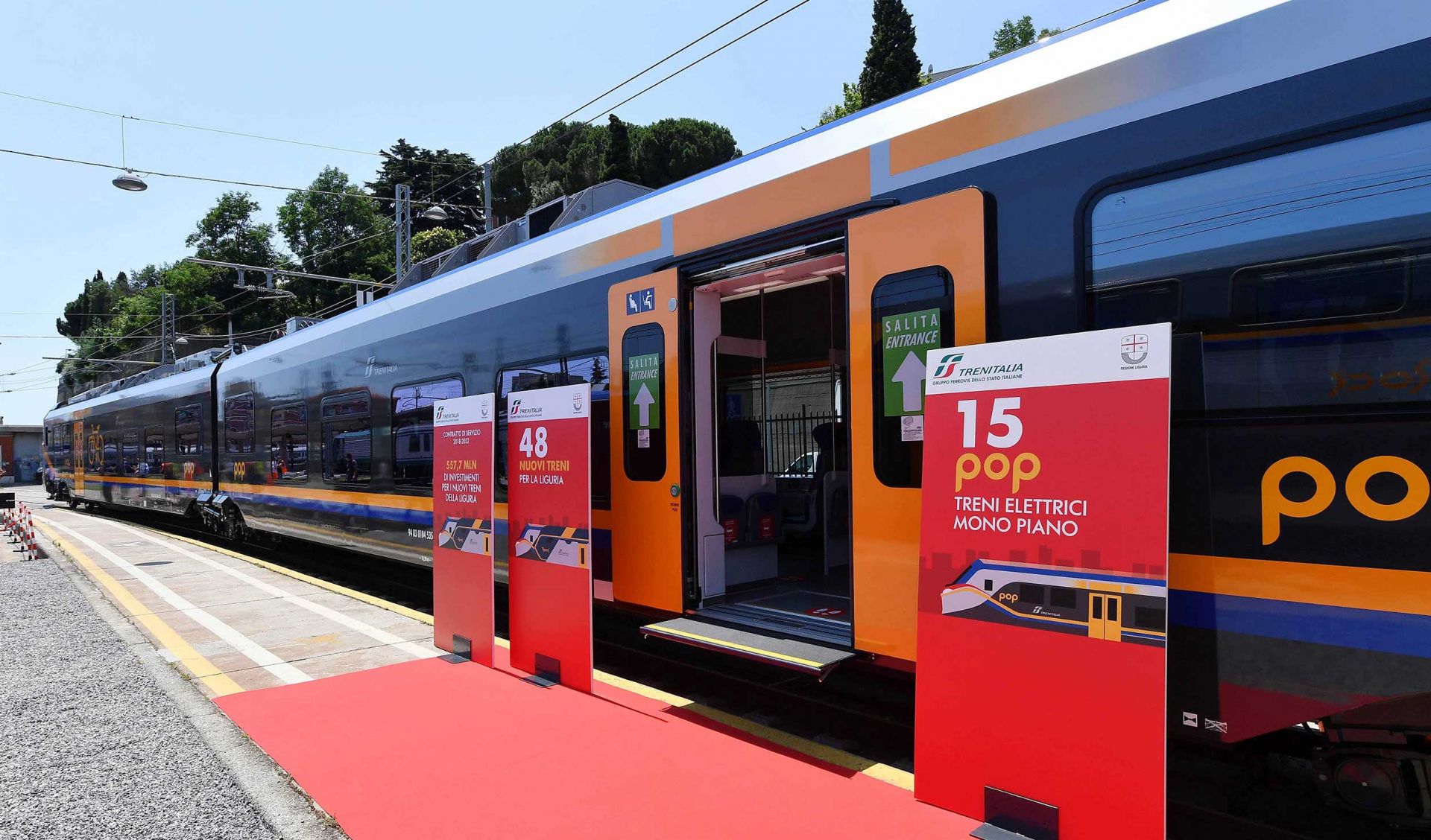 Liguria, treni nuovi e miglioramento della qualità del servizio. Il presidente Toti: "Passo avanti straordinario rispetto alla situazione ereditata"