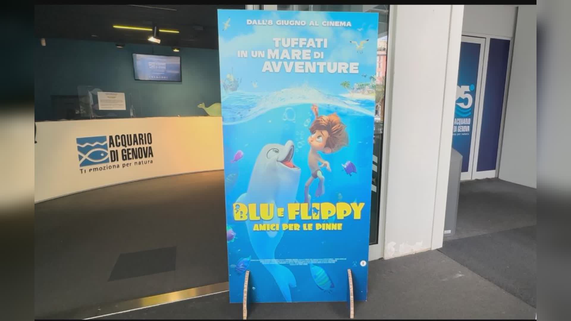 Genova, all'acquario l'anteprima nazionale di "Blu e Flippy-amici per le pinne": per sensibilizzare i bimbi al rispetto dell'ambiente