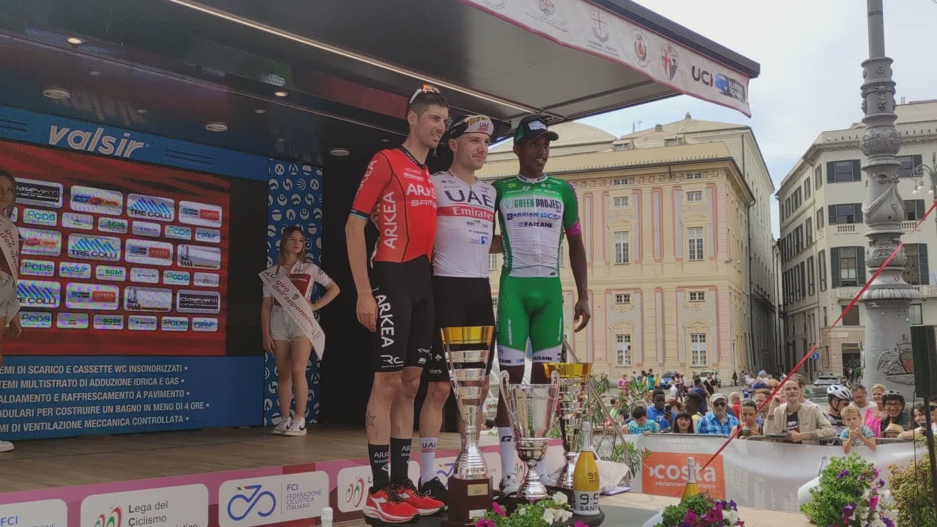 Giro dell'Appennino, il vincitore: "Avevo messo questa gara nel mirino, contentissimo del successo"