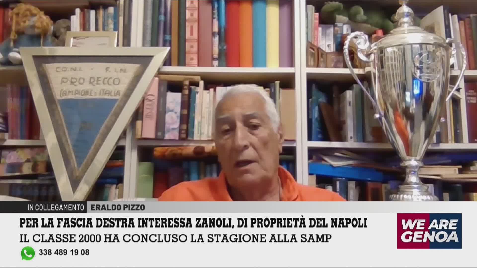 Pizzo a We Are Genoa: "Pro Recco formidabile, di calcio parlo poco perché sbaglio tutti i giudizi..."