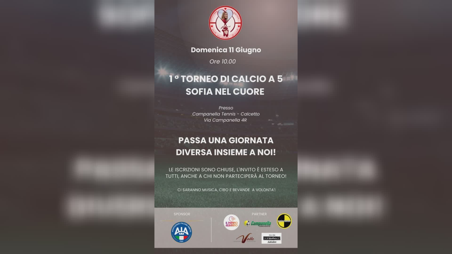 Genova, domenica il 1° torneo di calcio a cinque intitolato a Sofia Sacchitelli