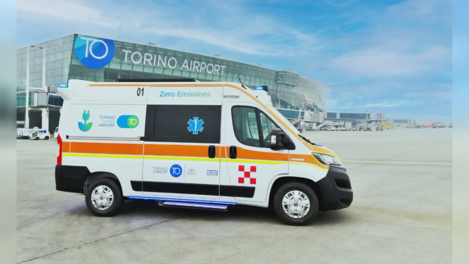 Torino Airport sempre più green: è il primo scalo italiano a disporre di un’ambulanza elettrica