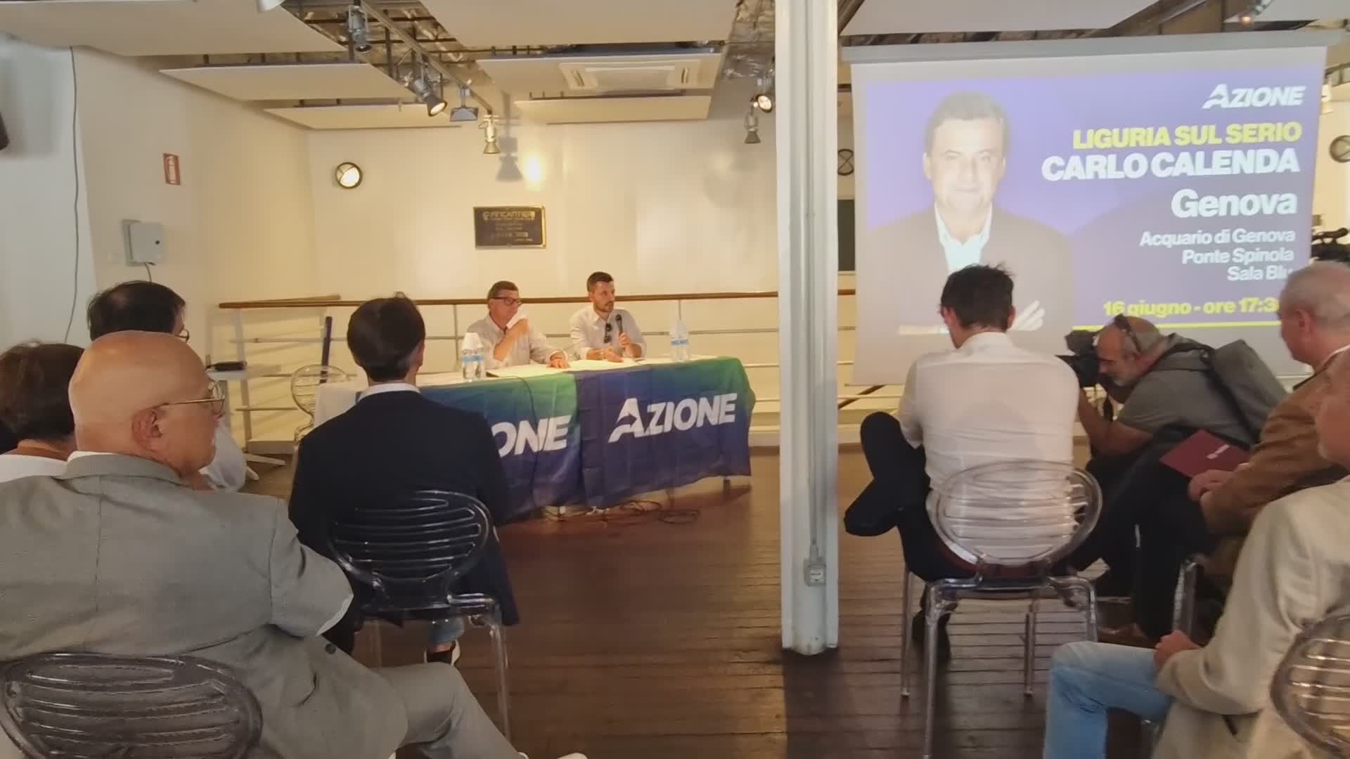 Genova, il leader di 'Azione' Calenda: "Sanità, lavoro e Pnrr le priorità"