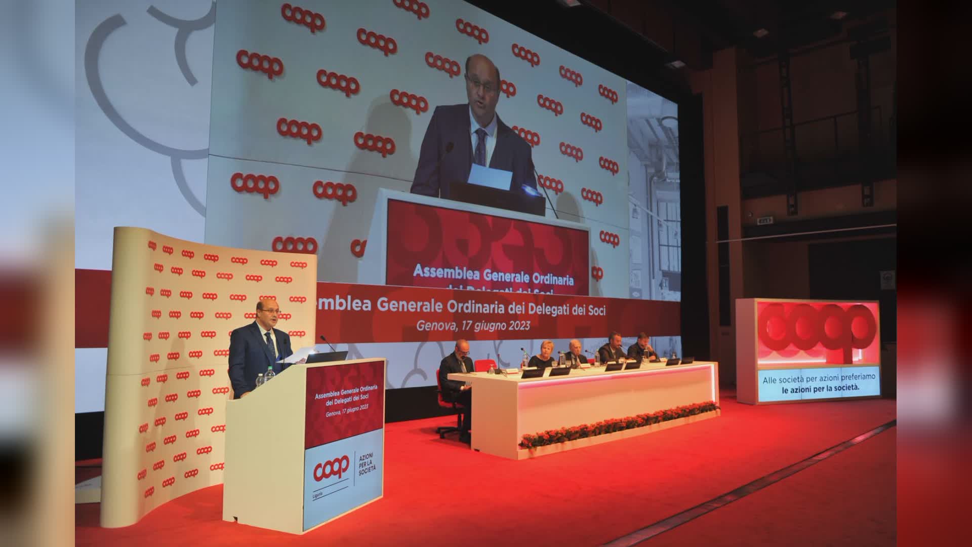 Coop Liguria, Roberto Pittalis rieletto presidente dall'assemblea generale dei soci