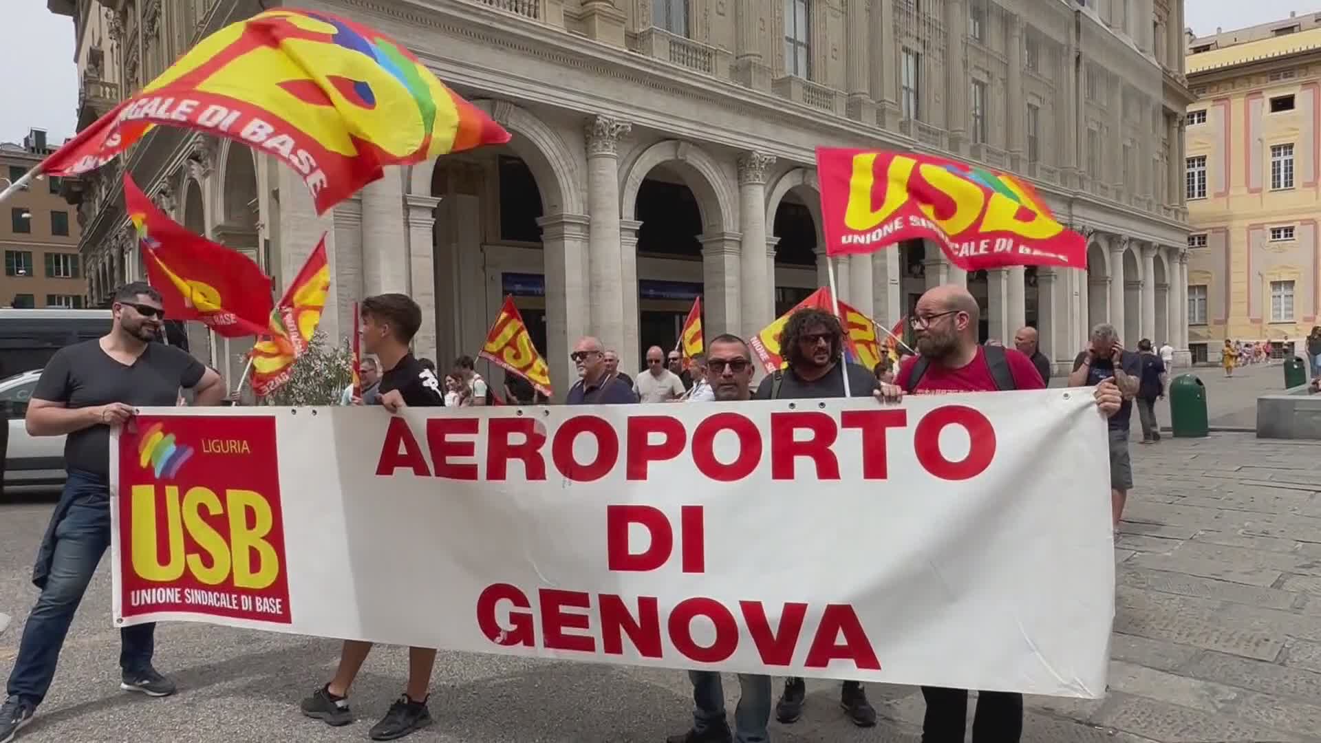 Aeroporto di Genova, lavoratori Usb in sciopero: "Strategie aziendali incomprensibili". La replica: espansione programmata
