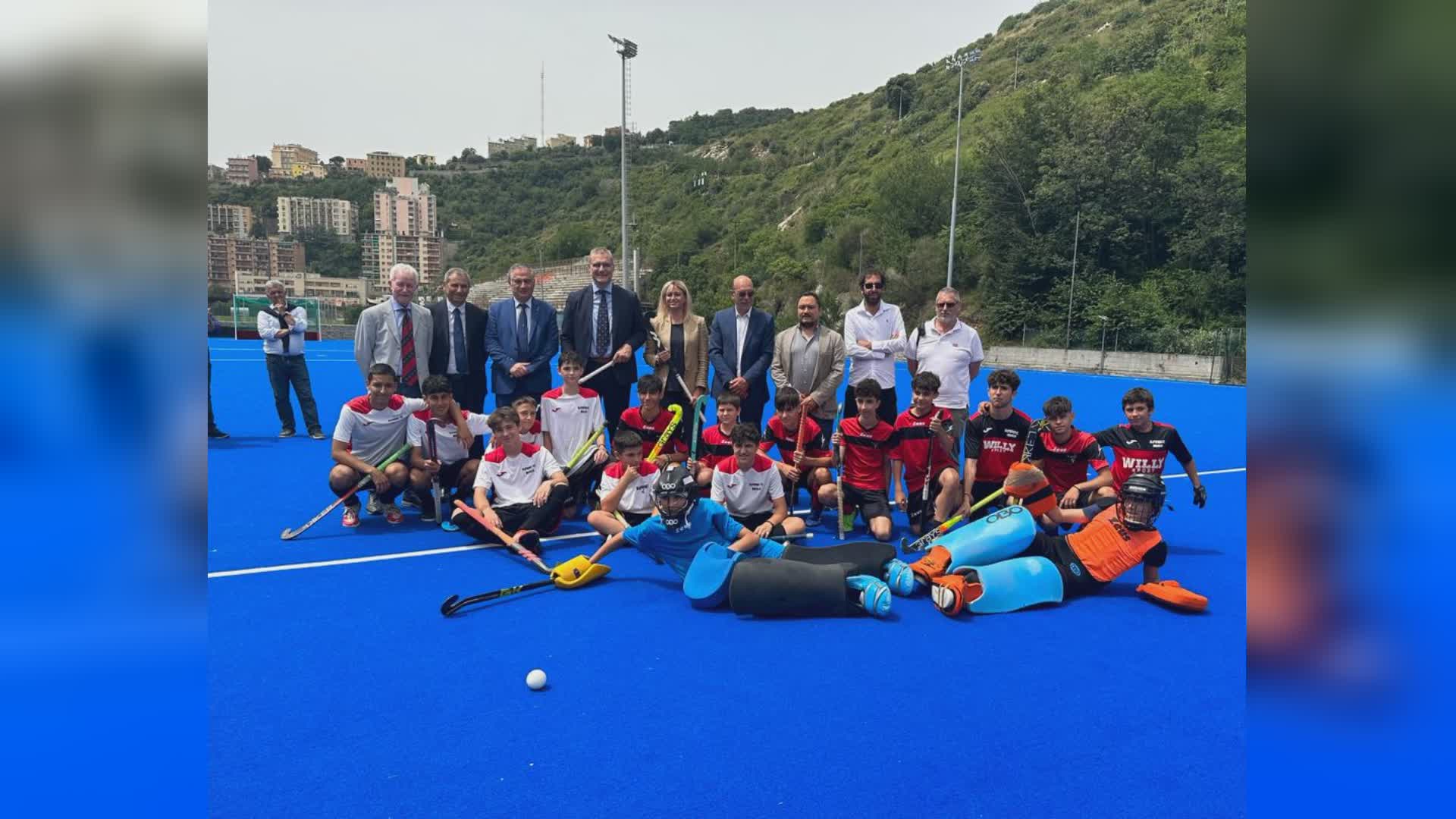 Genova, inaugurato al Lagaccio il nuovo campo da hockey "Giorgio Arnaldi"