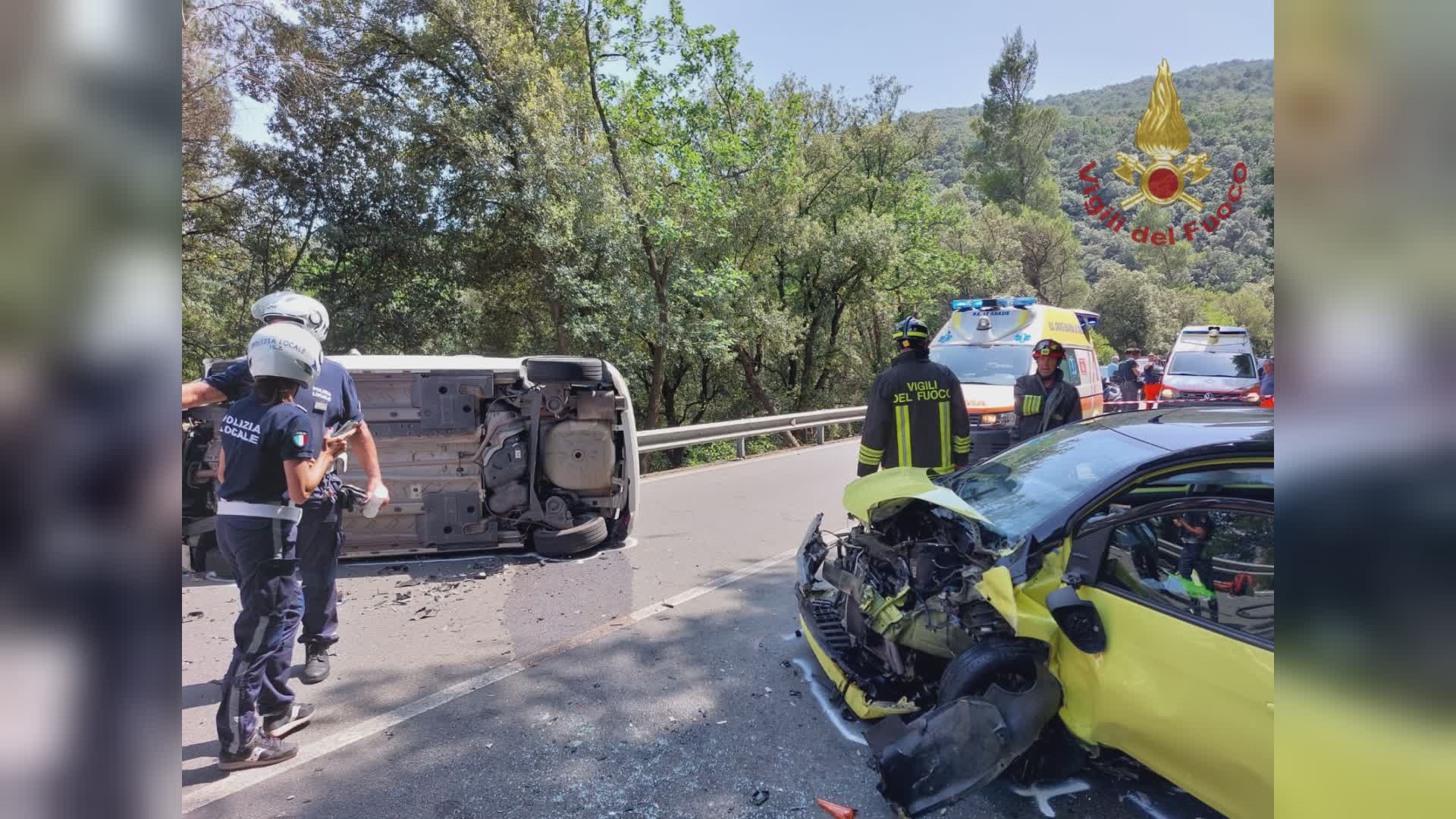 La Spezia, Frontale Tra Due Auto Tra Fezzano E Le Grazie: Tre Feriti ...