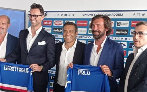 Radrizzani: "Vogliamo riportare la Sampdoria agli anni '90". Pirlo: "Serie A subito? Giusto sognare"