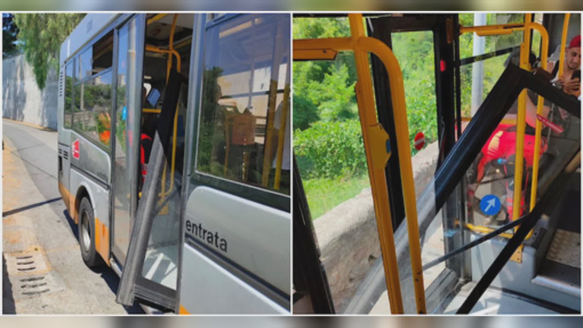 Genova, bus Amt perde una porta. La Cub Trasporti: "Carosello di brutte figure, servono provvedimenti"
