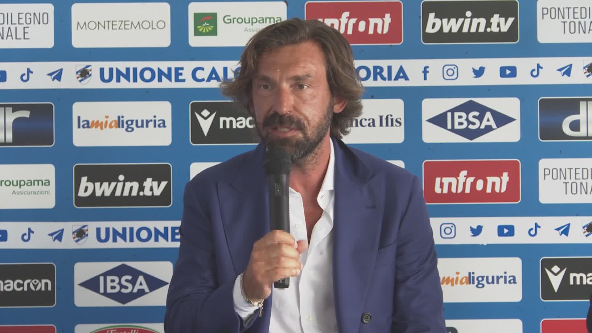 Sampdoria e calendario, Pirlo: "Inizio duro ma stimolante"