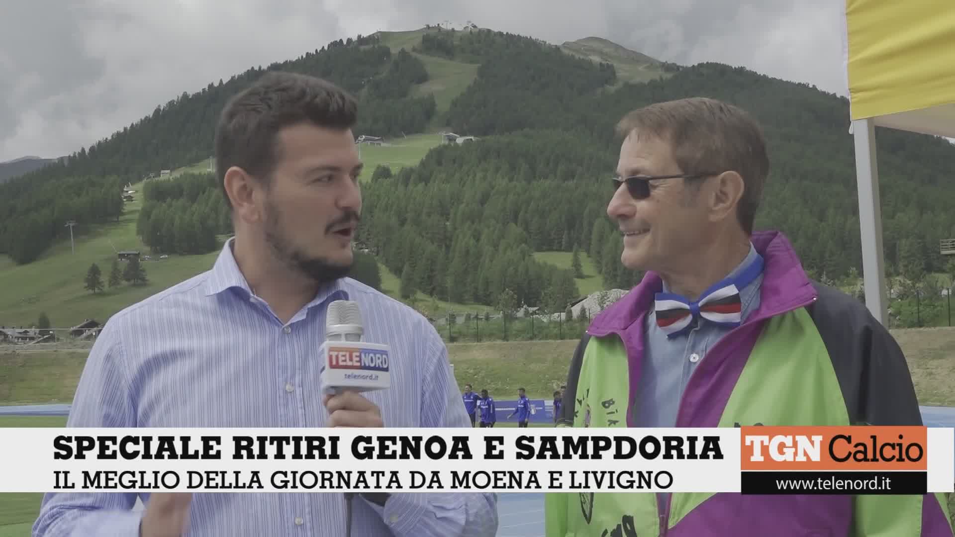 Sampdoria, in ritiro il tifoso di Sondalo con il papillon blucerchiato: "Un amore nato alle elementari"