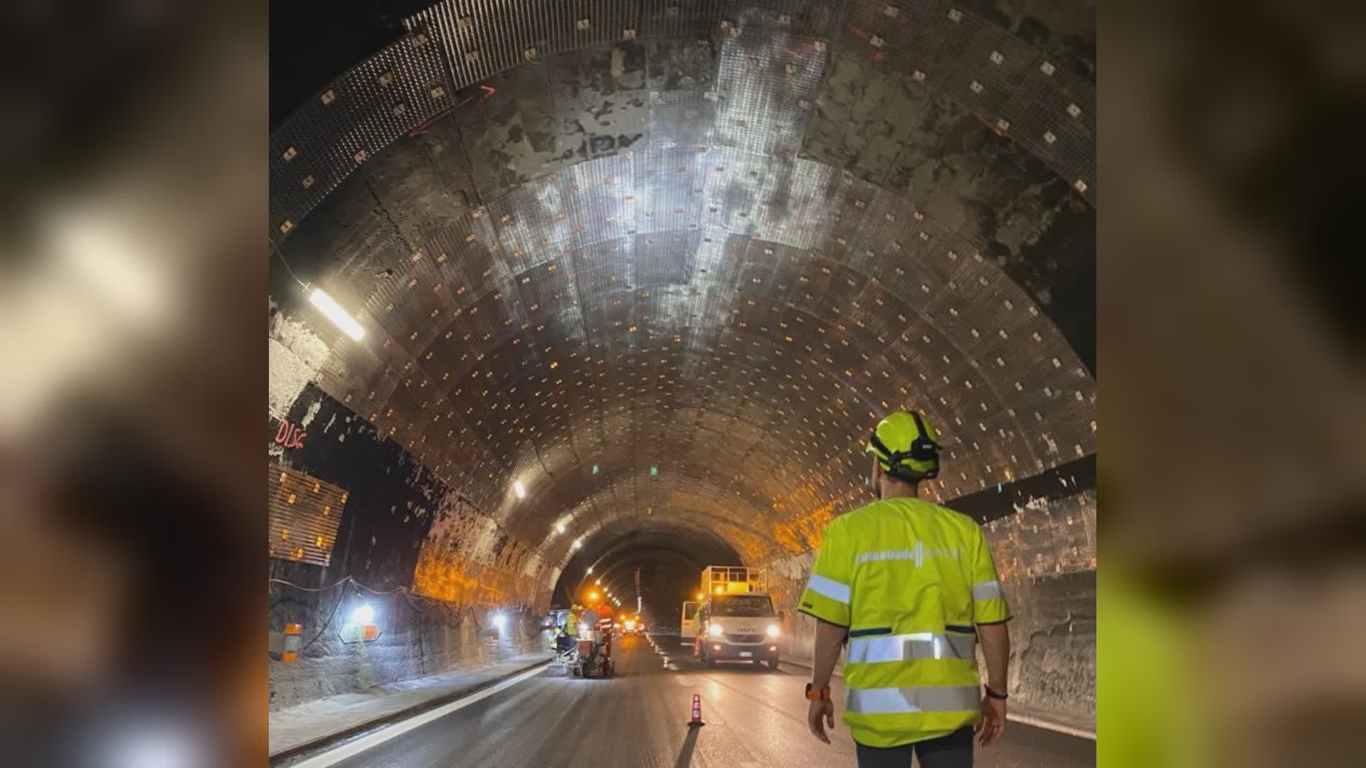 A12: riaperta galleria monte Giugo, nel tratto Recco-Nervi traffico regolare su due corsie per senso di marcia