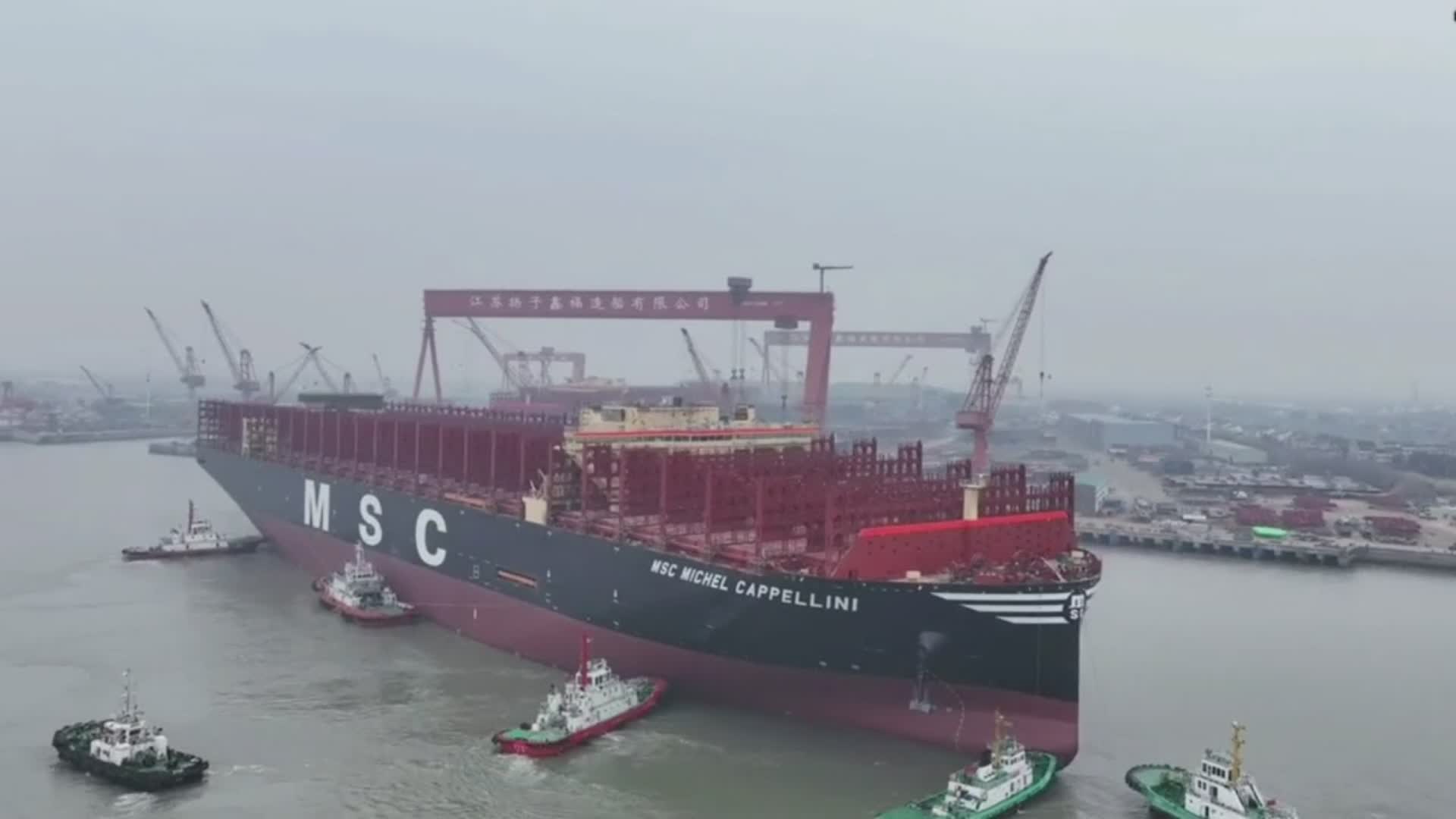 Msc, a Bremerhaven battesimo portacontainer più grande del mondo