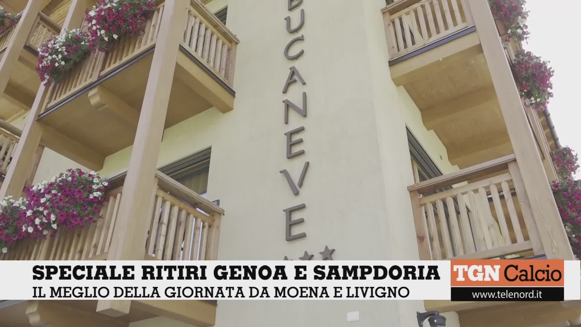 Sampdoria, il meglio dal ritiro di Livigno: il report di giornata, l'intervista a Barreca e il quartier generale di Telenord