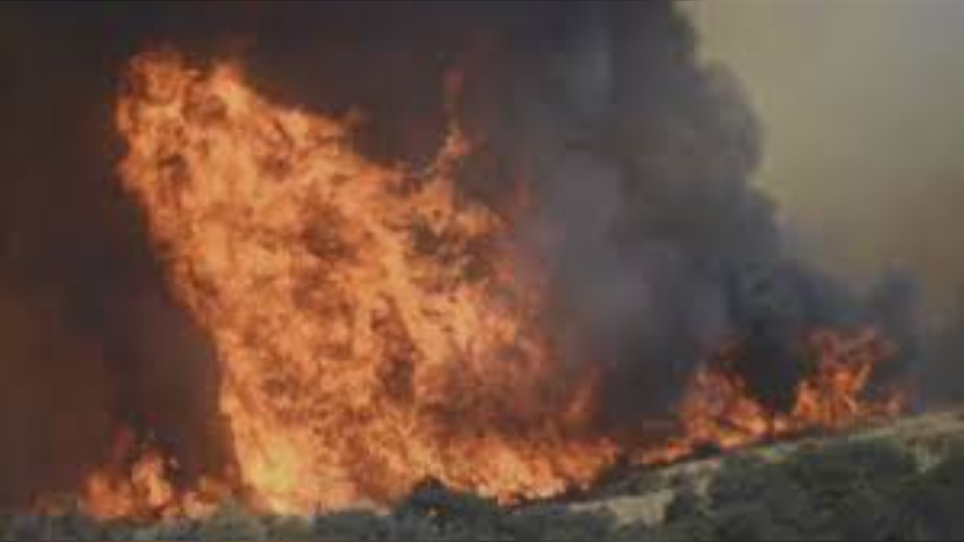 Ventimiglia, ripartiti nuovi focolai dell'incendio sulle alture di Torri Superiore