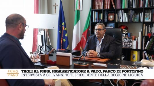 Primo Piano, intervista al presidente Giovanni Toti