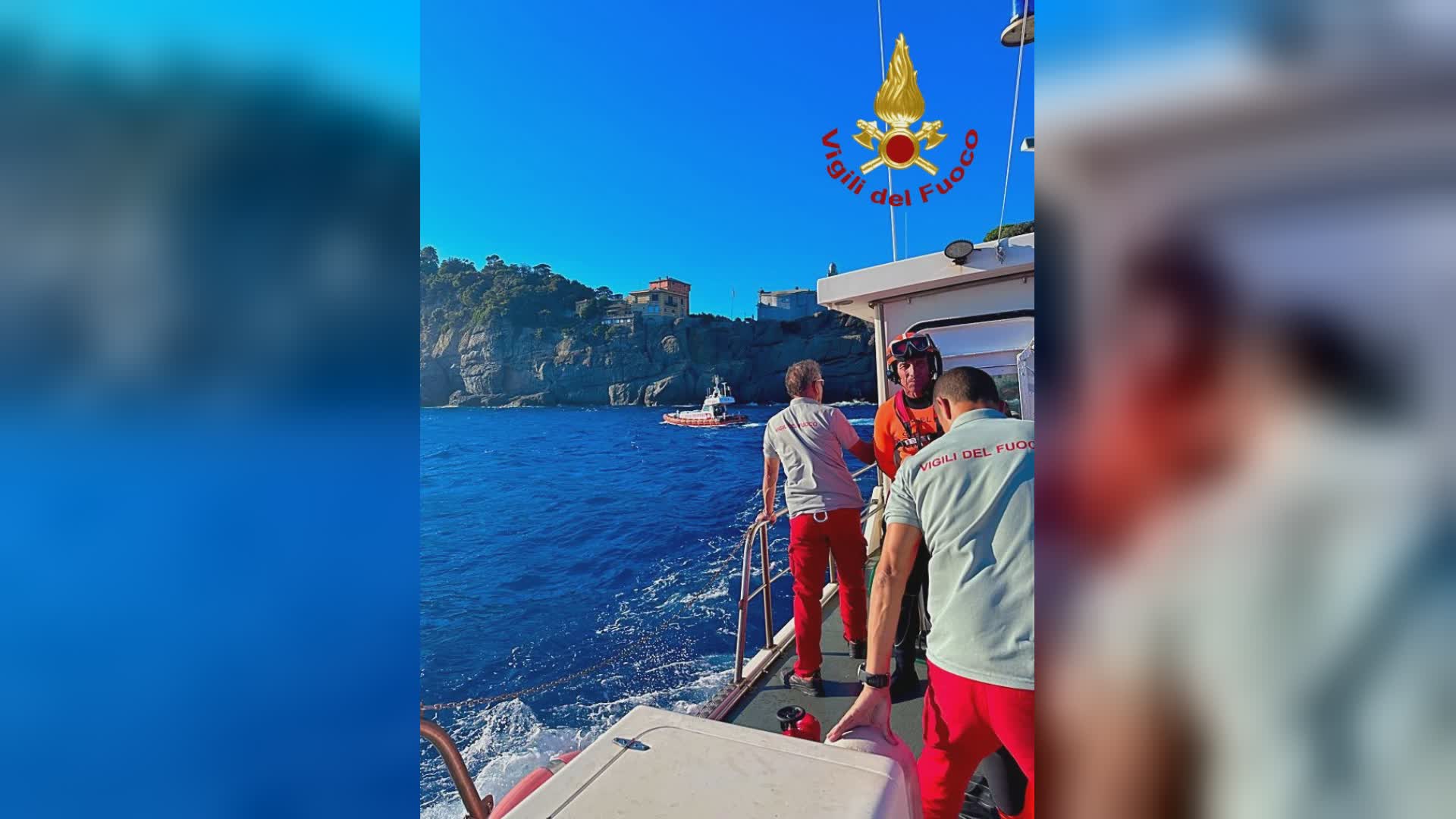 Portofino, canoista disperso in mare: ricerche con elicottero e sommozzatori