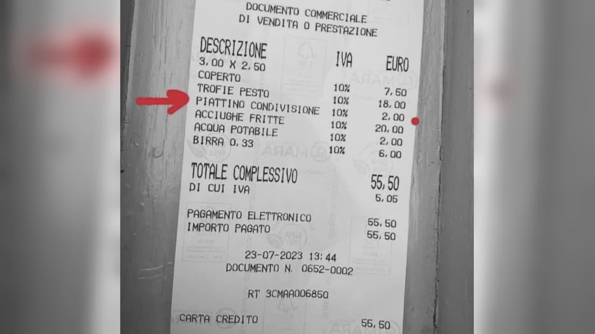 Due euro in più per un piattino, Fipe Savona a Telenord: "La ristoratrice ha ecceduto, ma c'è stata troppa risonanza mediatica"