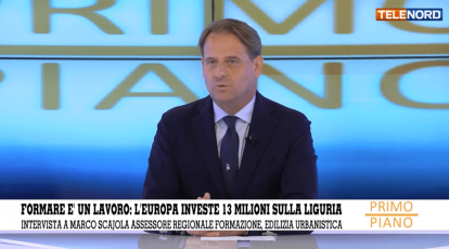 Primo piano, Marco Scajola: Formare un lavoro