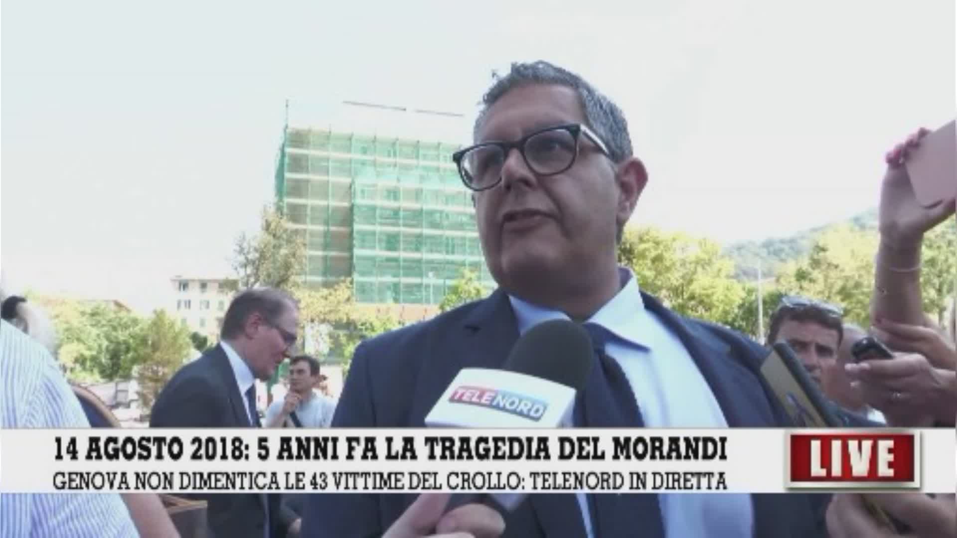 Ponte Morandi, Toti a Telenord: "Quel giorno doloroso è cominciato il riscatto"