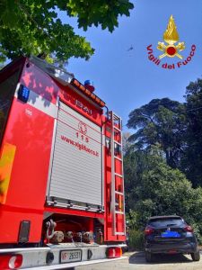 Genova, incendio all'Acquasanta bosco in fiamme: interviene l'elicottero
