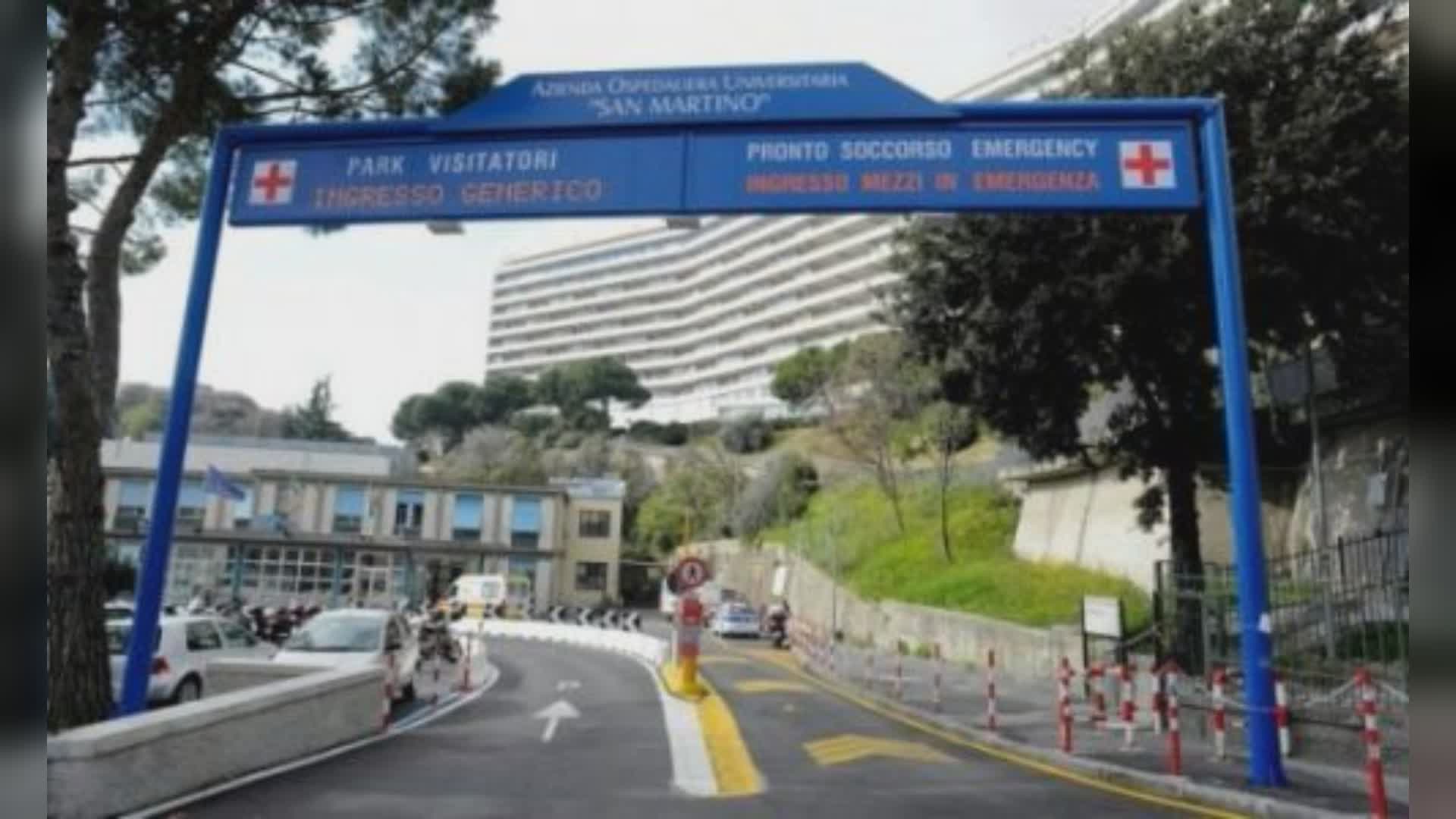 Genova, pronto soccorso San Martino: riaperto accesso accompagnatori