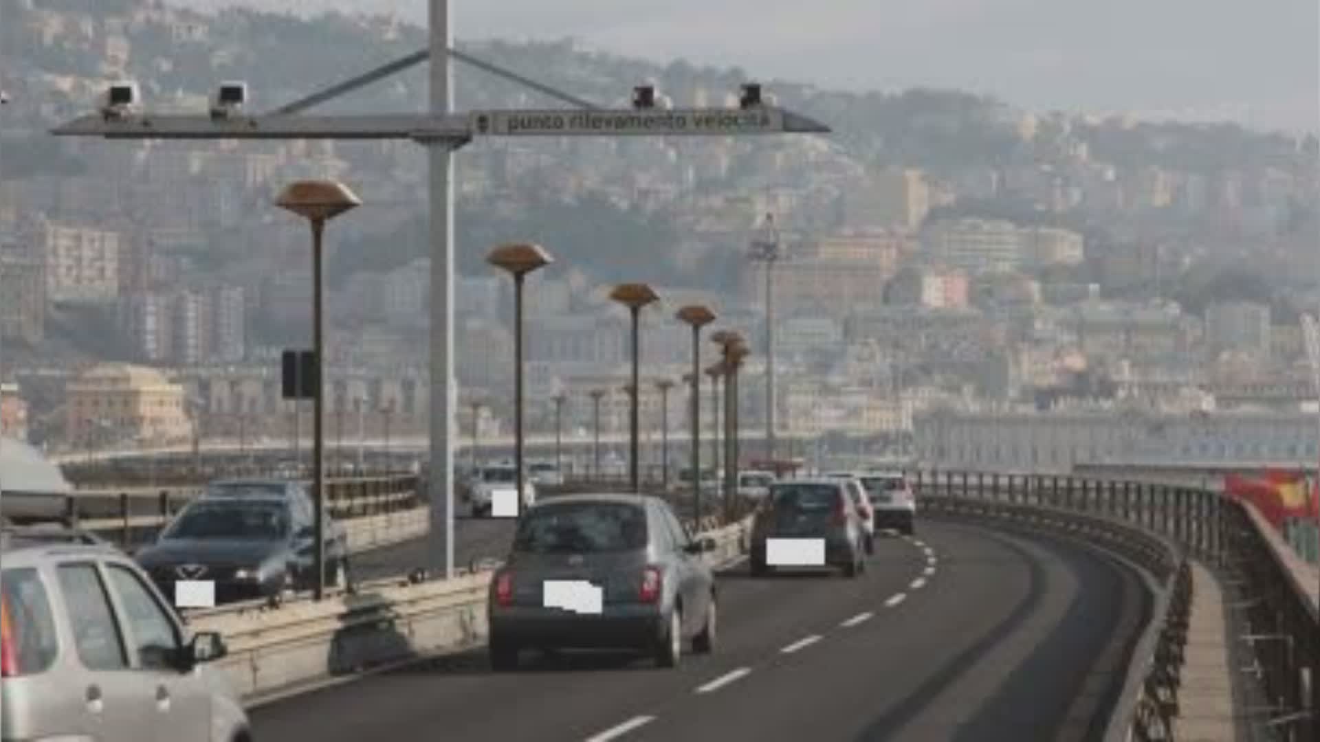 Allerta meteo a Genova, Sopraelevata chiusa ai motocicli fino a martedì 29